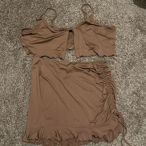 Mini Skirt Set / Top XXL Skirt XL